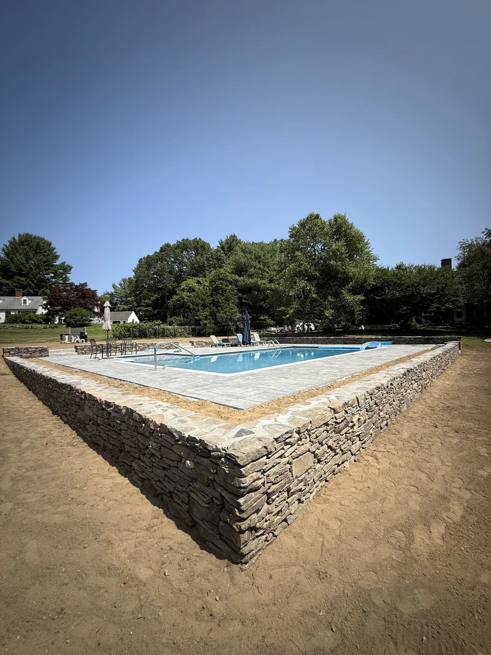 Flynn Pools and Patios completed project on the South Shore of Massachusetts