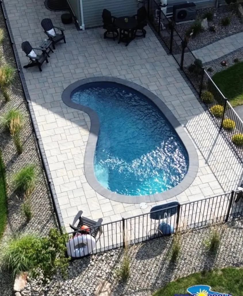 Flynn Pools and Patios completed project on the South Shore of Massachusetts