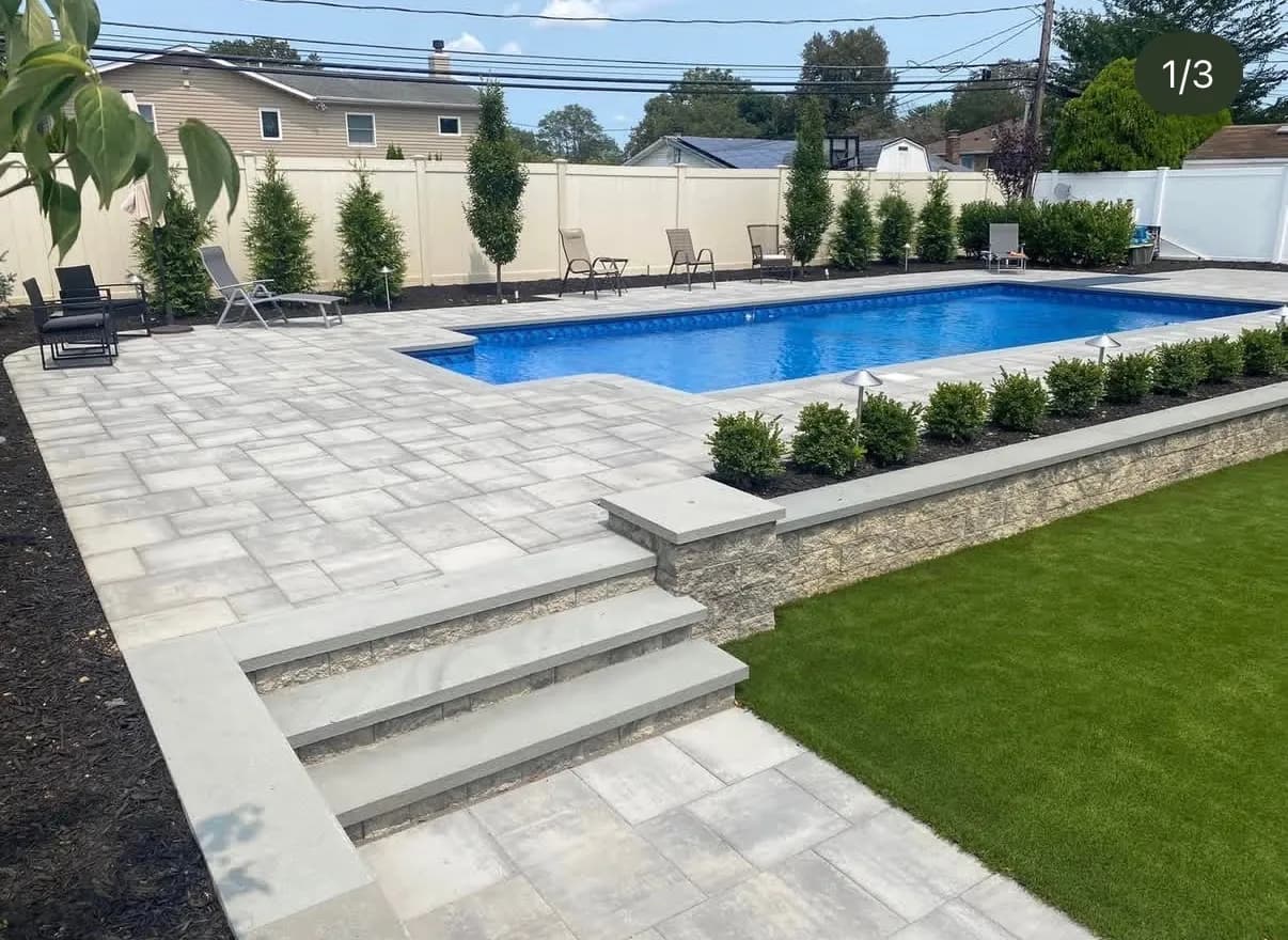 Flynn Pools and Patios completed project on the South Shore of Massachusetts