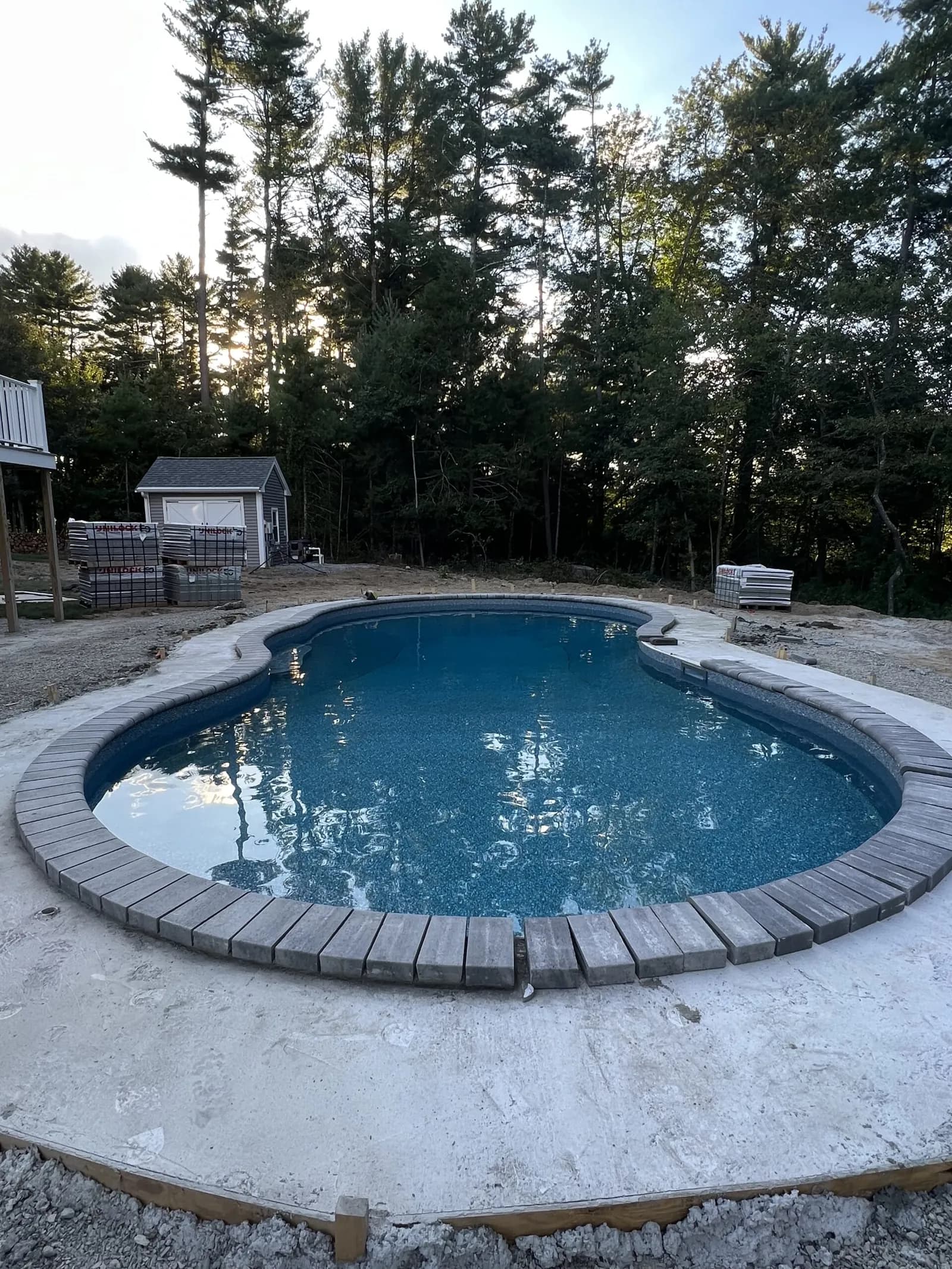 Flynn Pools and Patios completed project on the South Shore of Massachusetts