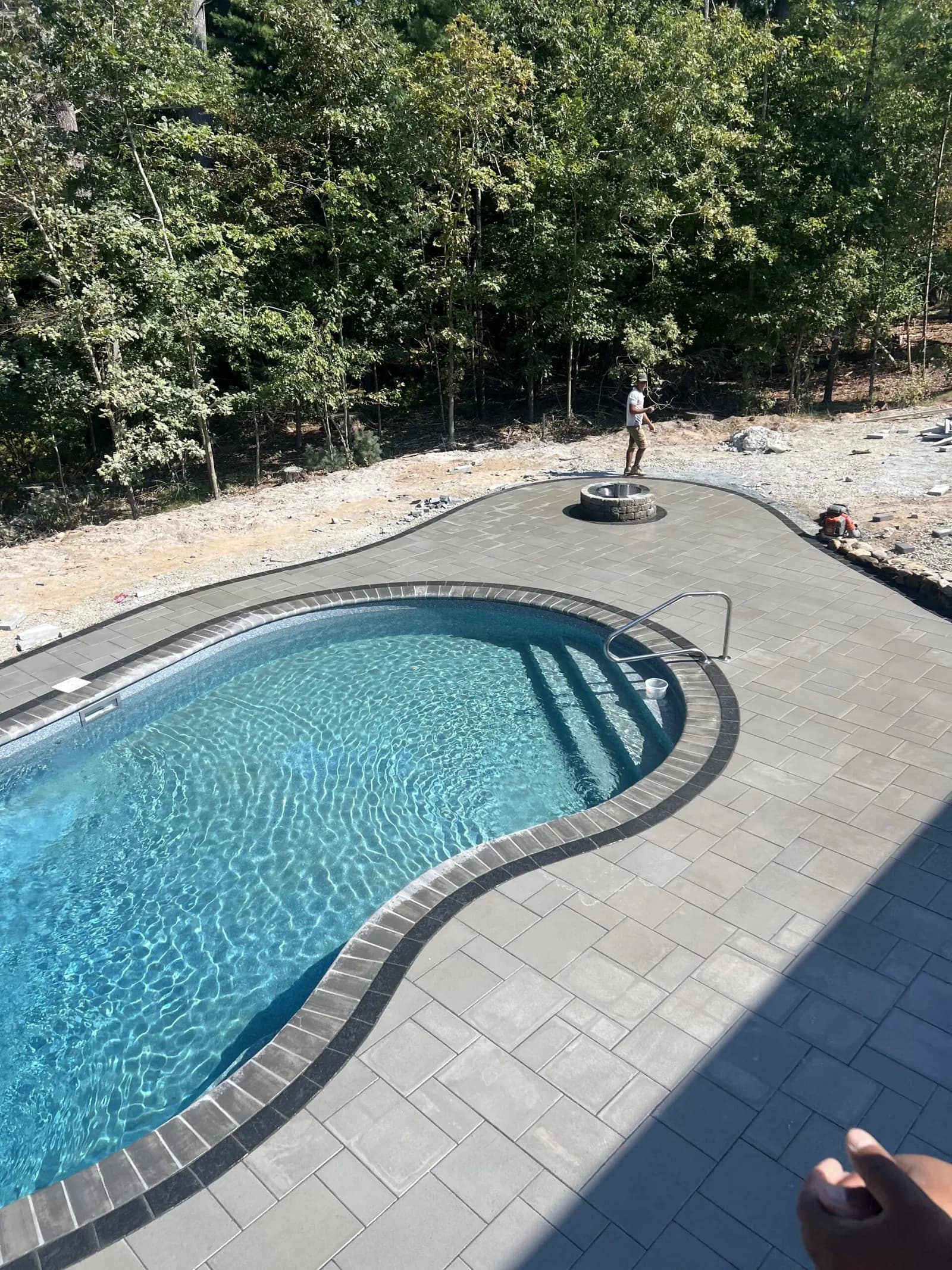 Flynn Pools and Patios completed project on the South Shore of Massachusetts