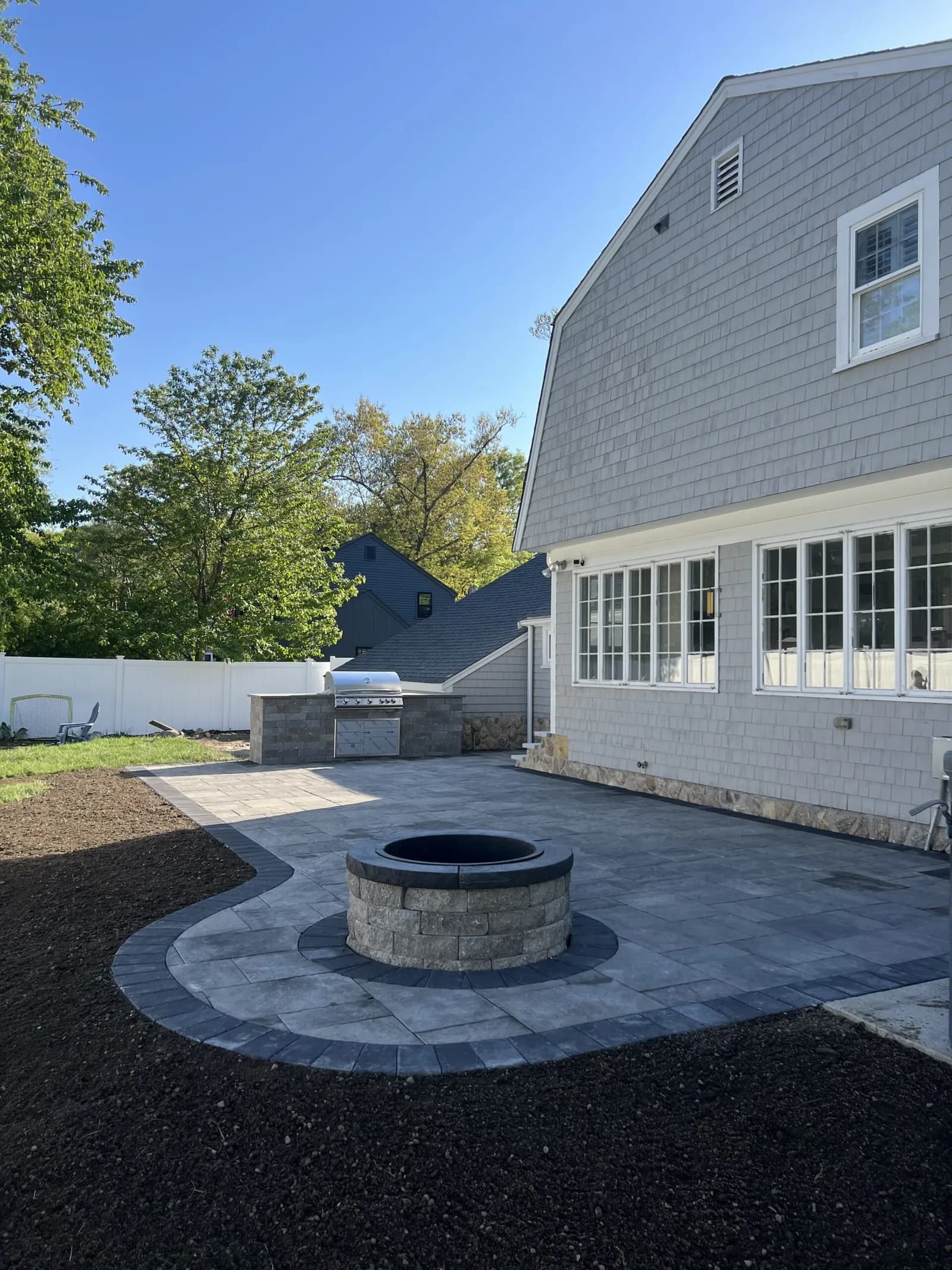 Flynn Pools and Patios completed project on the South Shore of Massachusetts